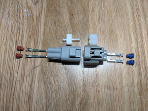 Toyota Style Waterproof Connectors (Fits LX470 Factory Courtesy Light Plugs)